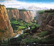 Valley of Rivendell by Ted Nasmith
